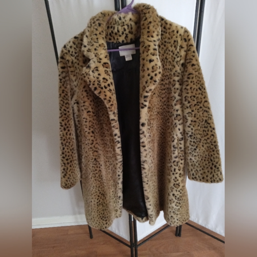 Vintage Worthington Leopard Print Coat